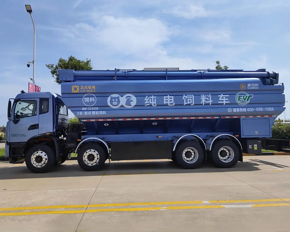 Goldbees Pioneers the Future of Bulk Feed Transport with Electric Vehicle Innovation